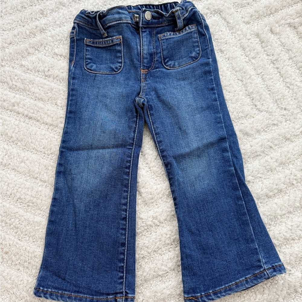 NWOT - Baby Gap Toddler Girl’s Sailor Flare Jeans - Size 3T